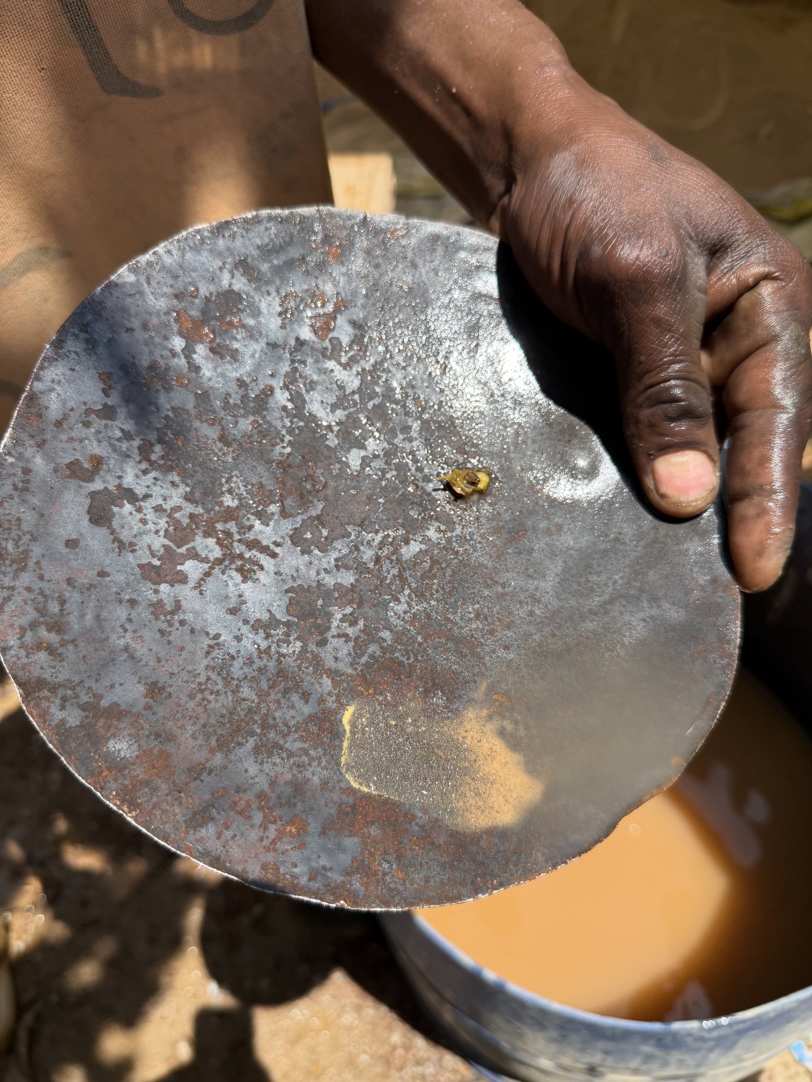 Gold recovered