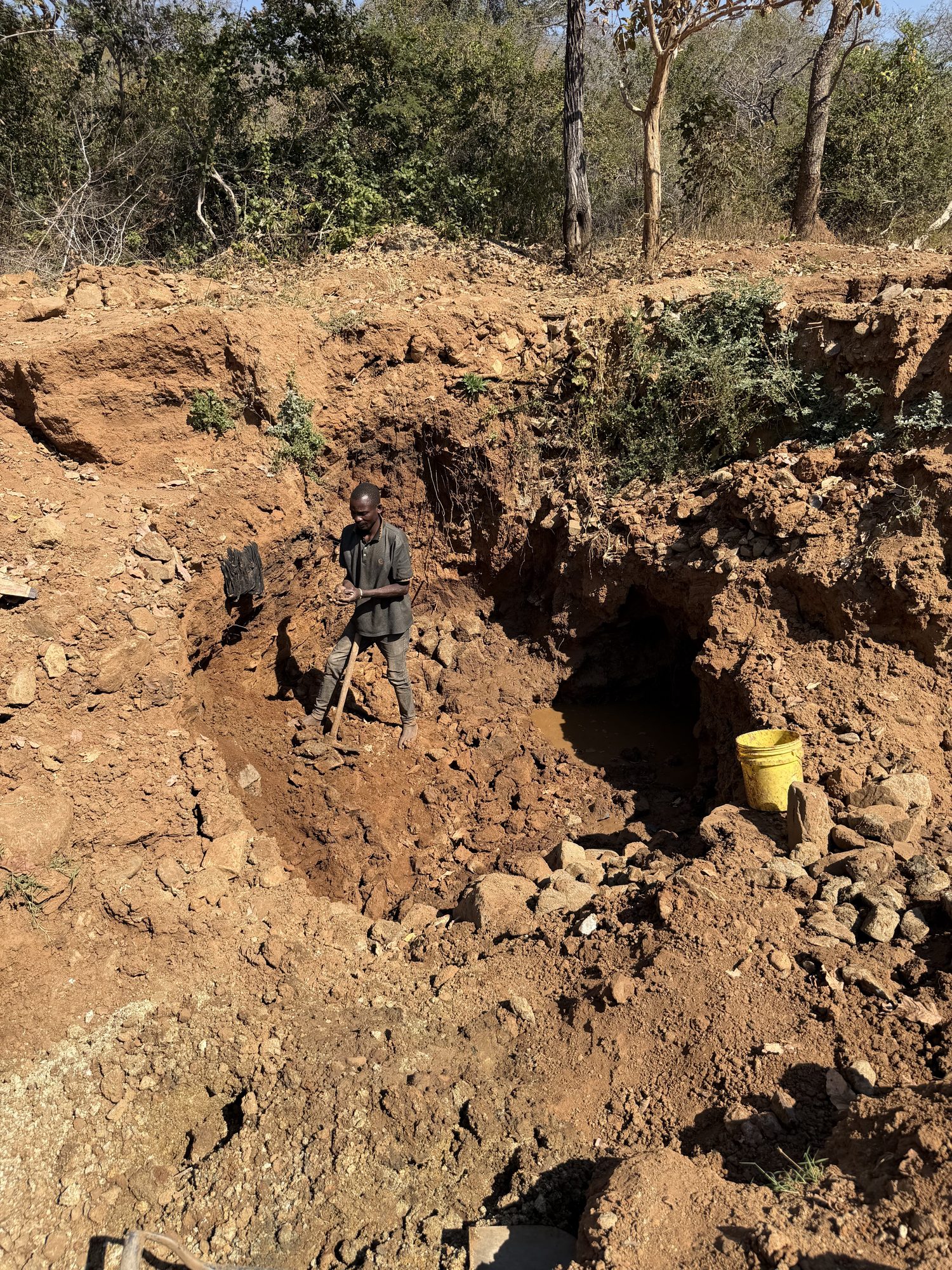 Alluvial gold area
