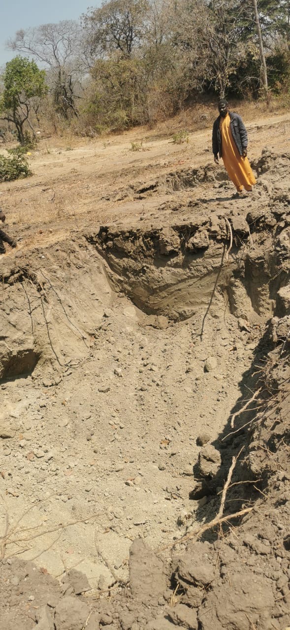 Processing zone excavation
