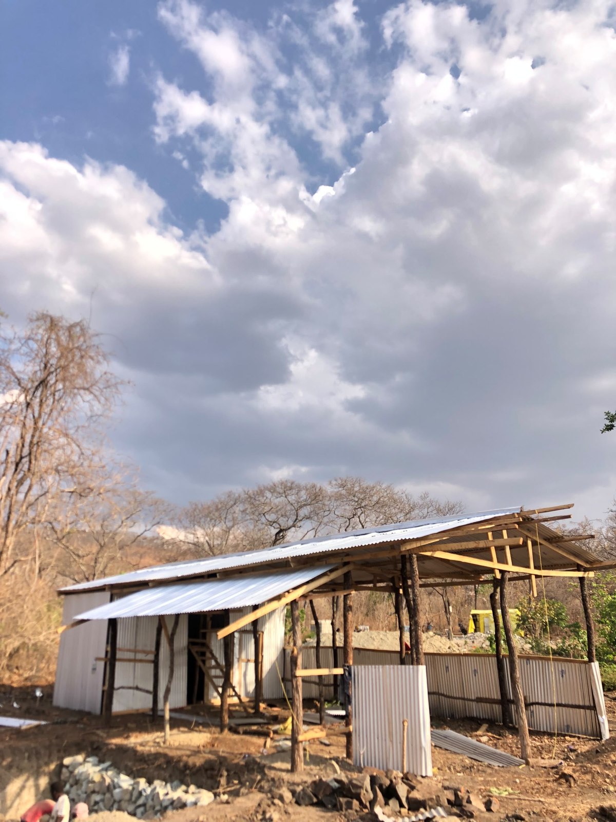 Processing zone shelter
